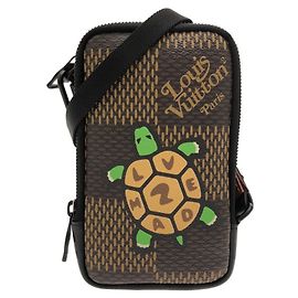 Borsa a mano Louis Vuitton Damier Giant Double Phone