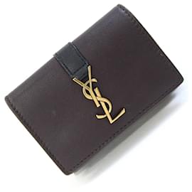 Saint Laurent Cassandra Origami Tiny Portemonnaie