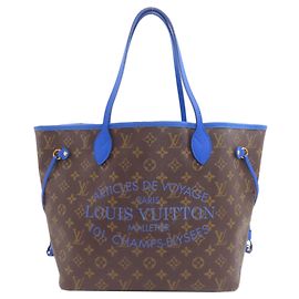 Borsa Tote Louis Vuitton Neverfull MM Ikat Flower