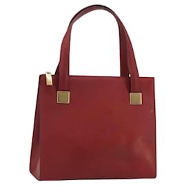 Céline Borsa CELINE in pelle rosso oro Auth bs35808