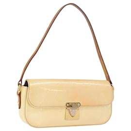 LOUIS VUITTON Monogram Vernis Malibu Street Bag Perle M91507 LV Auth BA13734