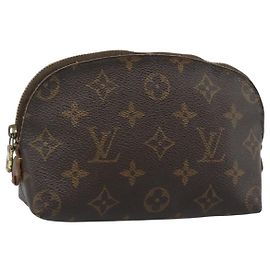 LOUIS VUITTON Monogram Pochette Cosmetic PM Pochette Trucco M47515 LV Auth 190793