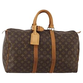 LOUIS VUITTON Borsa Boston Monogram Keepall 45 M41428 LV Auth 188078