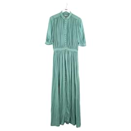 Vestido de seda verde Zadig & Voltaire