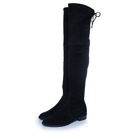 Stuart Weitzman, botas de ante de gamuza por encima de la rodilla