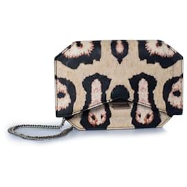Givenchy, borsa a tracolla con fiocco leopardato