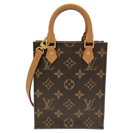 Louis Vuitton Monogram Petite Sac Plat Handbag