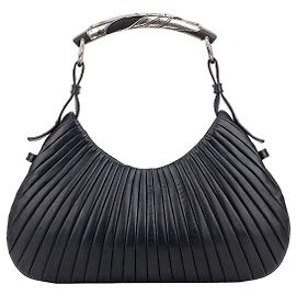 Saint Laurent Borsa a tracolla hobo YSL Rive Gauche by Tom Ford AW01 Pleated Mombasa