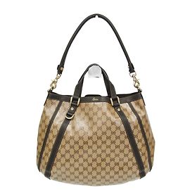 Gucci Abbey Umhängetasche mit D-Ring Monogramm GG Kristalle