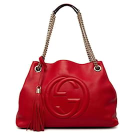 Borsa Tote Gucci Soho con Frange e Tracolla a Catena