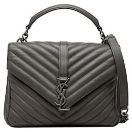 Borsa trapuntata Saint Laurent YSL Monogram College Medium