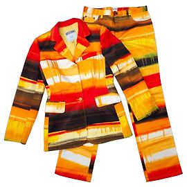 Autre Marque Traje Moschino Jeans efecto pintura