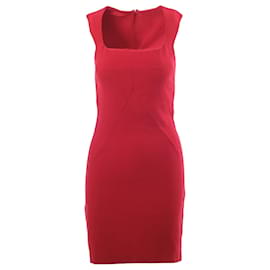 Dolce & Gabbana Red Sleeveless Sheath Dress
