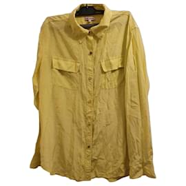 Juicy Couture Camicia Gialla a Maniche Lunghe