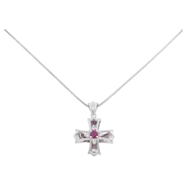 Au750 Ruby Diamond Necklace - Autre Marque