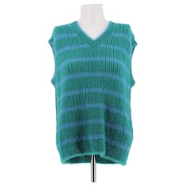 Jacquemus Zweifarbiger grüner Pullover