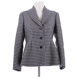 Christian Dior Mantel mit Hahnentritt-Muster