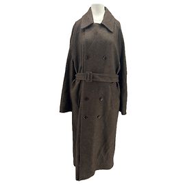 Gabardina de lana marrón Filippa K