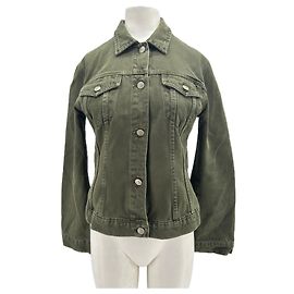 Autre Marque Chaqueta vaquera caqui OVAL SQUARE