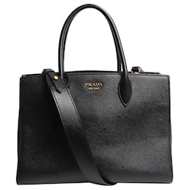 Borsa 2way in pelle Saffiano nera - Prada