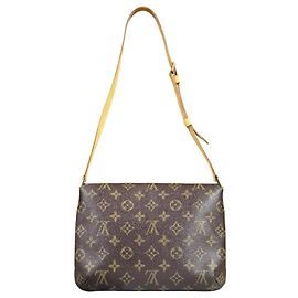 Louis Vuitton Borsa a tracolla Monogram Musette Tango vintage 2001 marrone