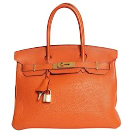 Orange Birkin 30 Tasche 2004 - Hermès
