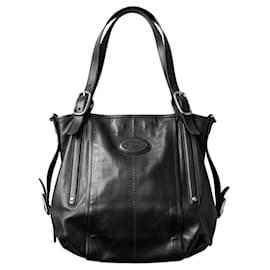 Tod's Borsa Hobo in pelle nera