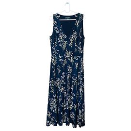Vestido midi sin mangas con estampado floral Lauren Ralph Lauren