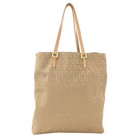 Fendi Zucca Muster Canvas Tote Bag