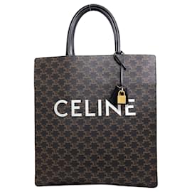 Borsa Tote Bag Celine Vertical Cabas Triomphe - Céline