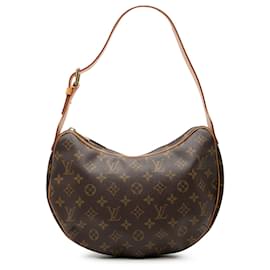 Louis Vuitton Marrone Monogram Croissant MM