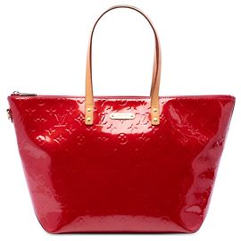 Louis Vuitton Red Monogram Vernis Bellevue GM