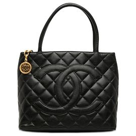 Tote Chanel Black Caviar Medallion
