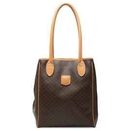 Tote in tela rivestita Macadam marrone Celine - Céline