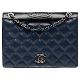 Chanel Blue Small Quilted Calfskin Ballerine Flap