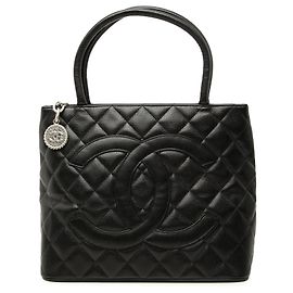 Tote Chanel Black Caviar Medallion