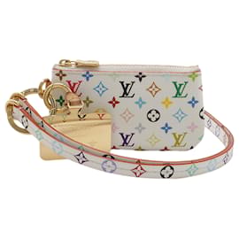 Louis Vuitton White Takashi Murakami Monogram Multicolore Handyhülle