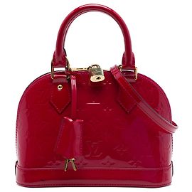 Louis Vuitton Alma BB Monogram Vernis Rot