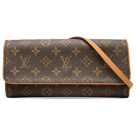 Louis Vuitton Pochette Twin GM Marrón Monogram