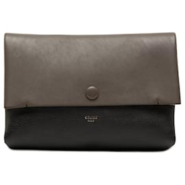 Pochette All Soft in pelle bicolore marrone Celine - Céline