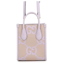 Mini borsa tote Gucci Jumbo GG Canvas