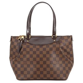 Borsa a Spalla Louis Vuitton Damier Ebene Westminster PM