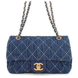 Borsa a Spalla Chanel Denim Chain