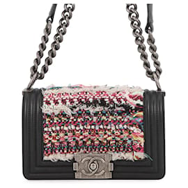 Borsa a Spalla Chanel Black Matelassé Chain