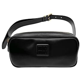 Sac bandoulière en cuir Miu Miu