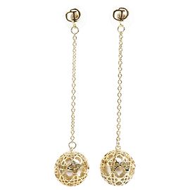 Orecchini pendenti Christian Dior in oro