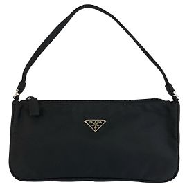 Bolsa de mão e pochette de acessórios em Nylon Tessuto Prada