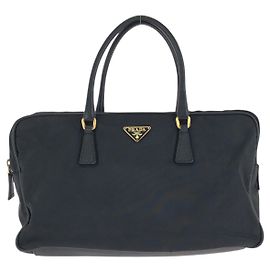 Tote in Nylon Tessuto Saffiano e Pelle Prada