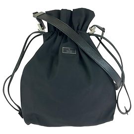 Bolso de Hombro Pochette de Nylon/Cuero Gucci