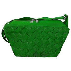 Bolsa Transversal Bottega Veneta Intrecciato Green Webbing